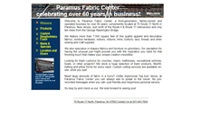 Desktop Screenshot of paramusfabriccenter.com